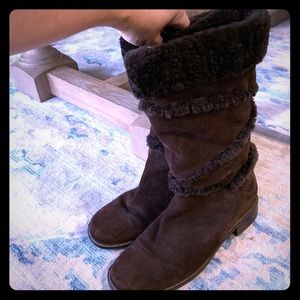 L.L. Bean Genuine Shearling “Town & Field” boots